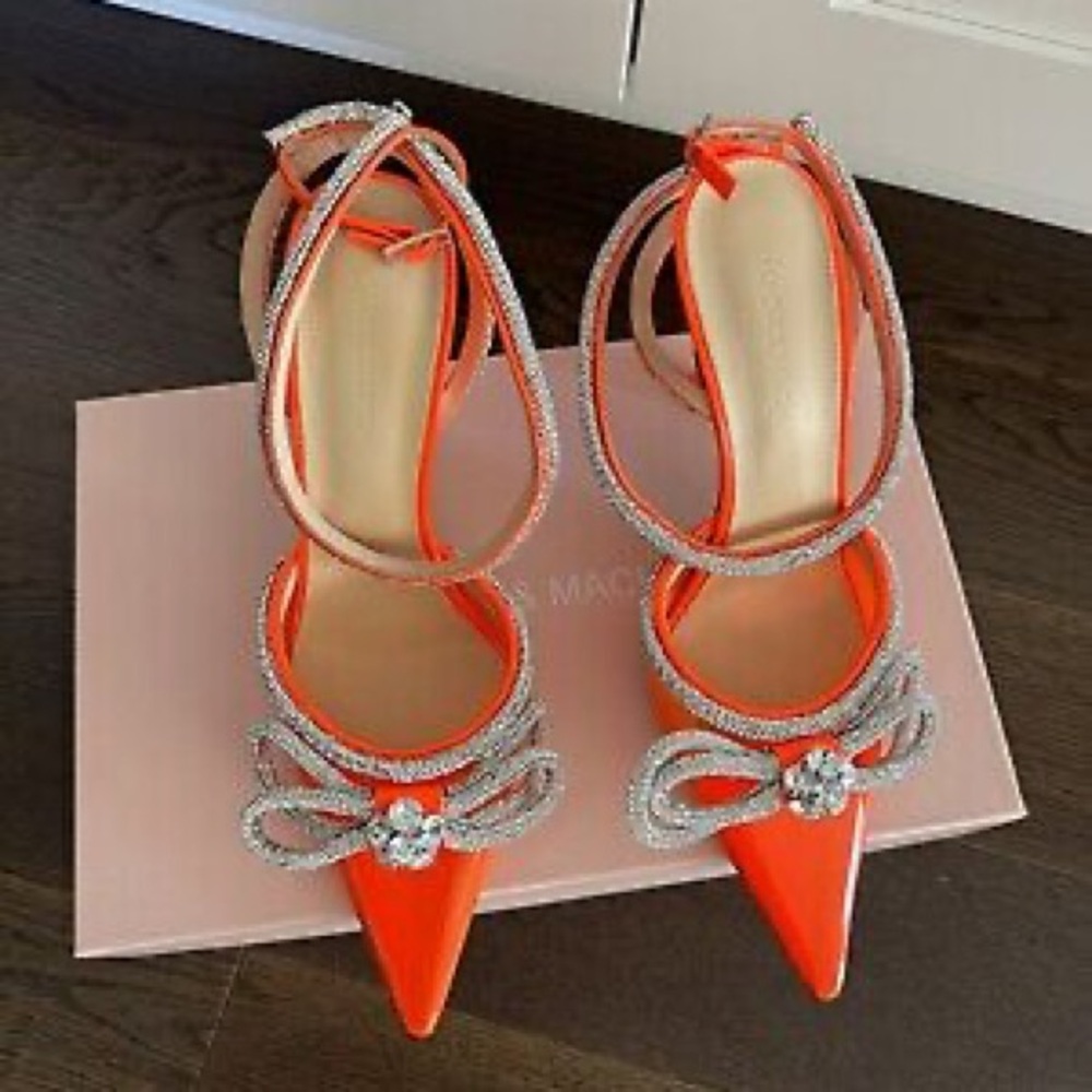 Mach & Mach
Double Bow leather mules